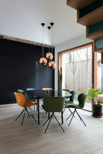 Cargar imagen en el visor de la galería, SQUID textile window foil dining room color coal
